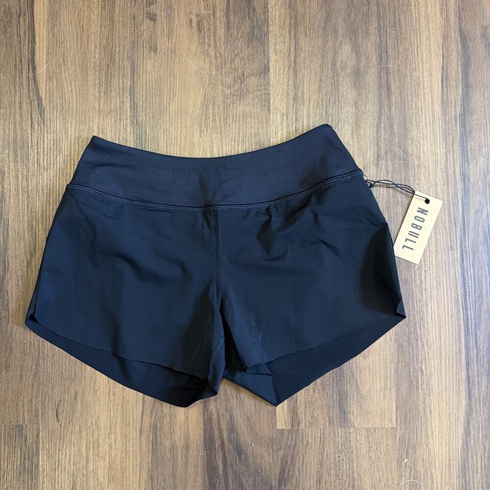 NWT Nobull Women's Black Athletic Shorts Size small
